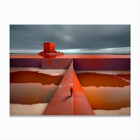 Red Cliffs Canvas Print