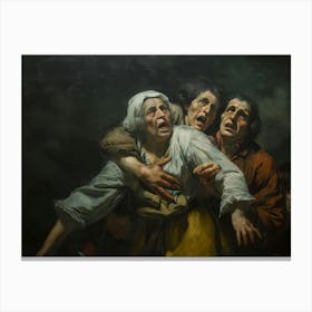 Contemporary Artwork Inspired By Francisco Goya 3 Canvas Print