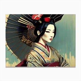 Geisha 27 Canvas Print