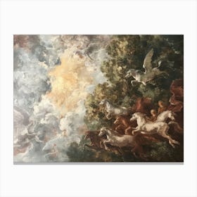 Contemporary Artwork Inspired By Peter Paul Rubens 2 Canvas Print