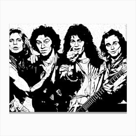 Van Halen Band Rock Music Legend Canvas Print