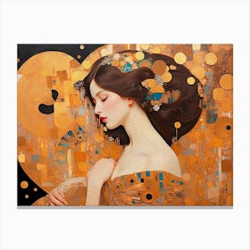 golden daughter Canvas Print