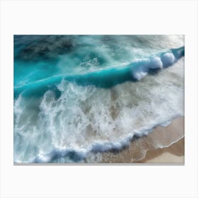 Aerial Waves3 Canvas Print