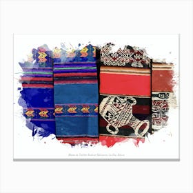 Museo De Textiles Andinos Bolivianos, La Paz, Bolivia Canvas Print
