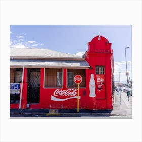 Cola Shop In Cape Town Canvas Print