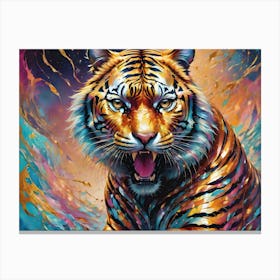 Tiger Face Canvas Print