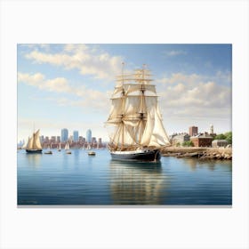Boston Harbor 1 Canvas Print