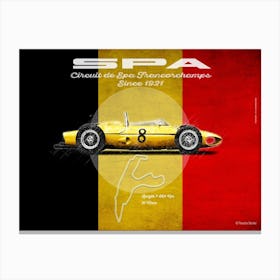 Spa Ferrari 156 Landscape Canvas Print