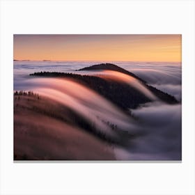 Mountain Waves Canvas Print