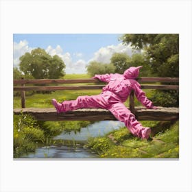 Pink Pyjamas Canvas Print