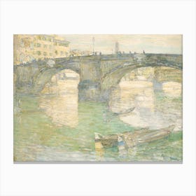 Ponte Santa Trinità, Frederick Childe Hassam Canvas Print