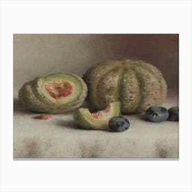 Figs And Blueberries Canvas Print