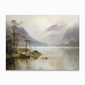 Lake Painting Canvas Print