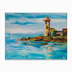 Abandoned lighthouse Canvas Print