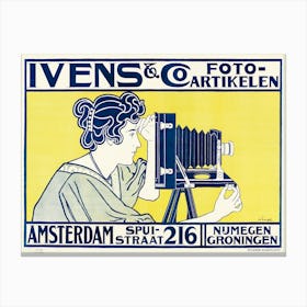 Ivens & Co. Photo articles (1899), Johann Georg van Caspel Canvas Print