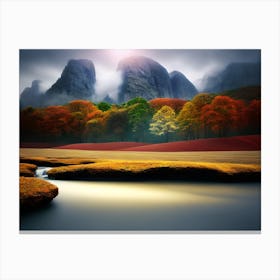 Autumn In The Mountains 12 Canvas Print