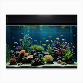 Aquarium With Fishes Canvas Print