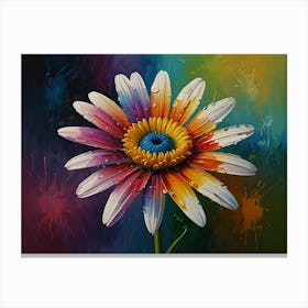 Daisy Painting Canvas Print