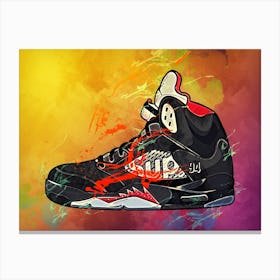 Air Jordan Shoes Canvas Print