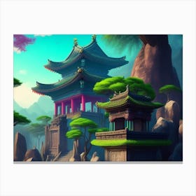 Chinese Pagoda Canvas Print