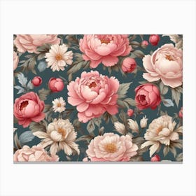 Peonies 1 Canvas Print