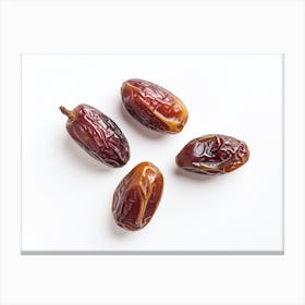 Dates On A White Background 17 Canvas Print