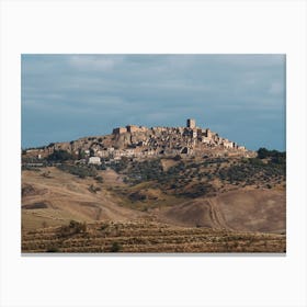 Castle On Top Of Hill Canvas Print