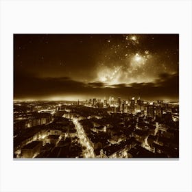 City At Night 14 Canvas Print