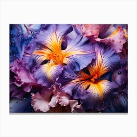 Hibiscus Flowers Canvas Print