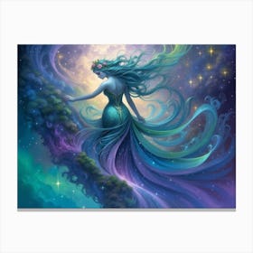 Mermaid Goddess Canvas Print