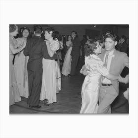 Dance At The Mexican Independence Day Celebration, The Younger Mexicans Are Thoroughly Americanized And Have Canvas Print