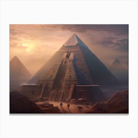 Pyramids Of Giza 1 Canvas Print