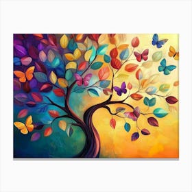 Butterfly Tree 15 Canvas Print