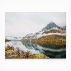 Norway Winter Scenery Canvas Print