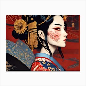 Geisha 34 Canvas Print