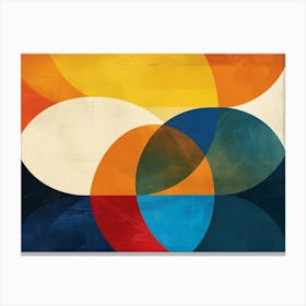 Abstract Circles 5 Canvas Print