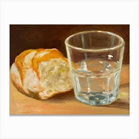 Bread And Water Canvas Print