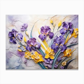 Iris Painting Canvas Print