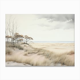 Neutral Summer Painting Canvas Print