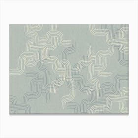 calming essentials traces concrete blue Canvas Print