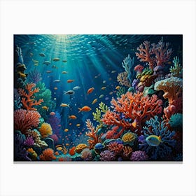 Coral Reef 6 Canvas Print