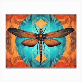 Dragonfly Saddlebags Tramea Lacerata 1 Canvas Print