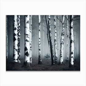 Birch Forest 70 Canvas Print