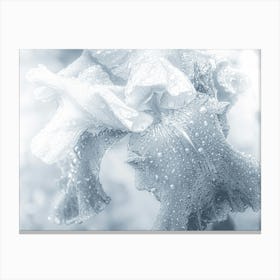 Glass Crystal Flower Canvas Print