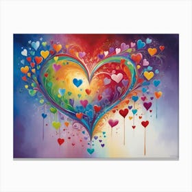 Heart Of Love 7 Canvas Print