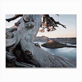 Crater Lake Scenery Canvas Print