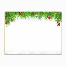 Season Background Holiday Merry Ornament Text New Year Decorating Eve Happy Design Card (10) Canvas Print