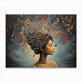 Music Notes 2 Canvas Print