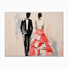 Romantic Love Couple Canvas Print