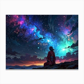 Starry Night Sky 16 Canvas Print